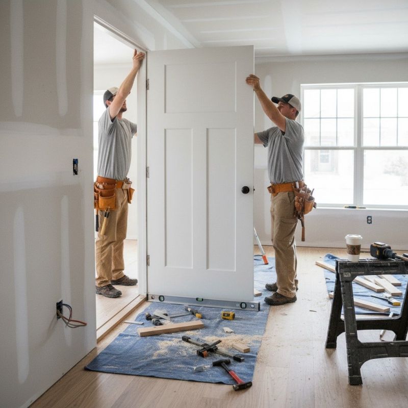 Office Door Installation detail